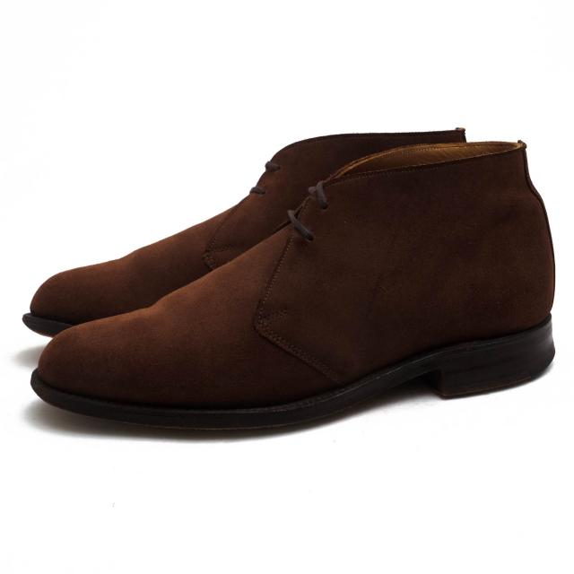 ○ロイドフットウェア Lloyd Footwear 牛革 Mシリーズ チャッカブーツ M3268TS 2EYE CHUKKA BOOT グッドイヤーウェルト製法 レザー 中古