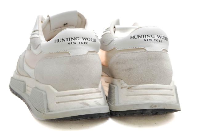 ○ハンティングワールド HUNTING WORLD 牛革 ローカットスニーカー ダッドスニーカー メンズ 【中古】 中古_3