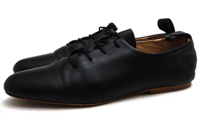 ○ジルサンダー Jil Sander ネイビー NAVY ナッパレザー カジュアルシューズ JN32004A レザーソール レディース 【中古】 中古