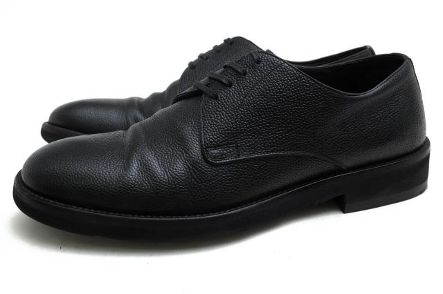 ○ドルガバ DOLCE＆GABBANA 牛革 ビジネスシューズ 40082 ラバーソール プレーントゥ マッケイ製法 メンズ 【中古】 中古