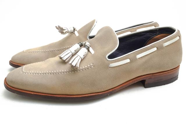 ○リーガル REGAL トーキョー TOKYO 伊シャラダ社牛革 タッセルローファー W965 PORTOFINO ポルトフィーノ スリッポン レザーソー  中古