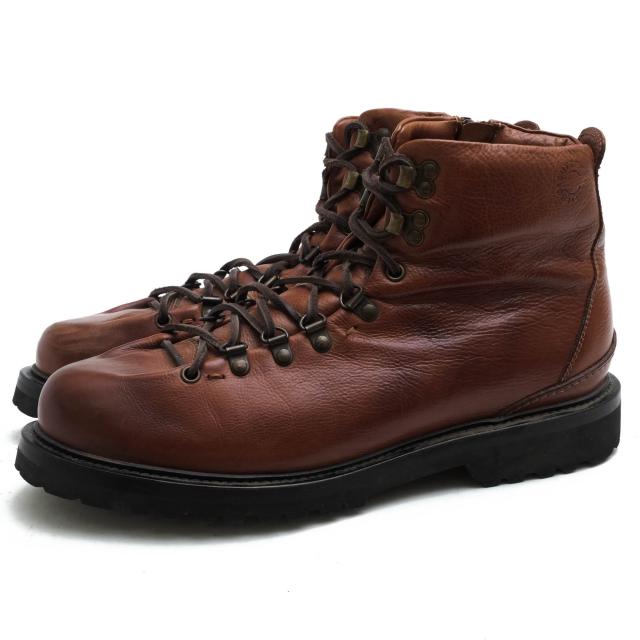 ○ブッテロ BUTTERO 牛革 マウンテンブーツ B4950 SIDEZIP MOUNTAIN BOOTS サイドジップ Vibramソール メンズ 【中古】 中古