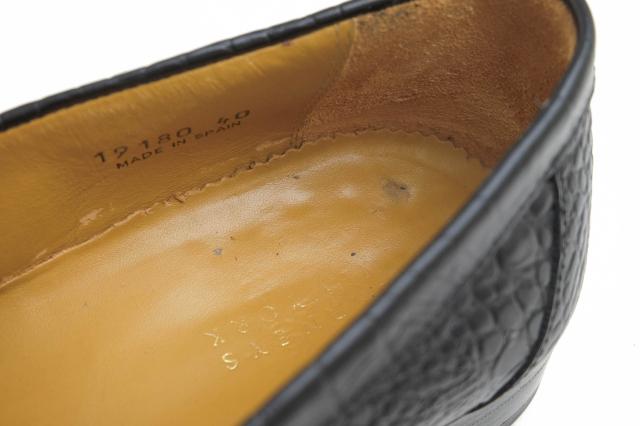 ○バーニーズニューヨーク BARNEYS NEWYORK 牛革 コインローファー