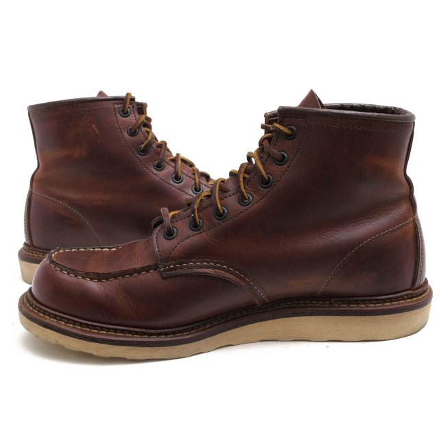 ○レッドウィング RED WING カッパーラフ＆タフレザー Copper Rough & Tough Leather ワークブーツ 1907 Classic Work 6inch Legac 中古の通販は