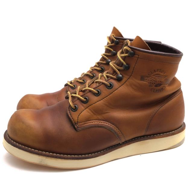 ○レッドウィング RED WING エリック・クラプトン Eric Claptonモデル 牛革 オロイジナル ワークブーツ 1945 グッドイヤーウェルト 中古の通販は 31,692円