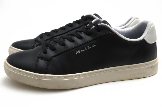 ○ポールスミス Paul Smith 牛革 カーフ ローカットスニーカー REX JLEA スポーツストライプ メンズ 【中古】 中古