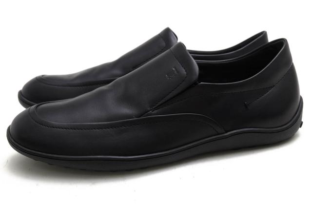 ○トッズ TOD'S 牛革 カーフ ドライビングシューズ ドライビングソール スリッポン メンズ 【中古】 中古