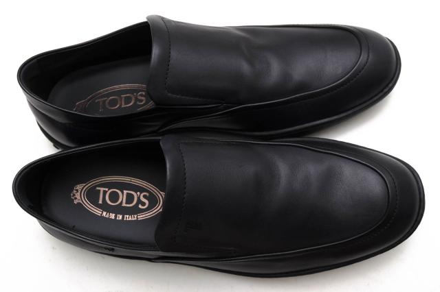 ○トッズ TOD'S 牛革 カーフ ドライビングシューズ ドライビングソール スリッポン メンズ 【中古】 中古 ○トッズ TOD'S 牛革 カーフ ドライビングシューズ ドライビングソール