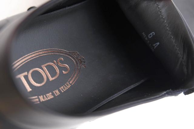 ○トッズ TOD'S 牛革 カーフ ドライビングシューズ ドライビングソール