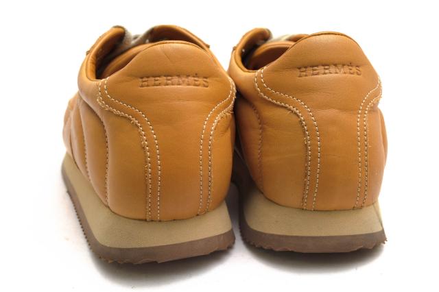 ○エルメス HERMES 牛革 カーフ ローカットスニーカー Quick クイック Hロゴ 定番 レディース 【中古】 中古_3
