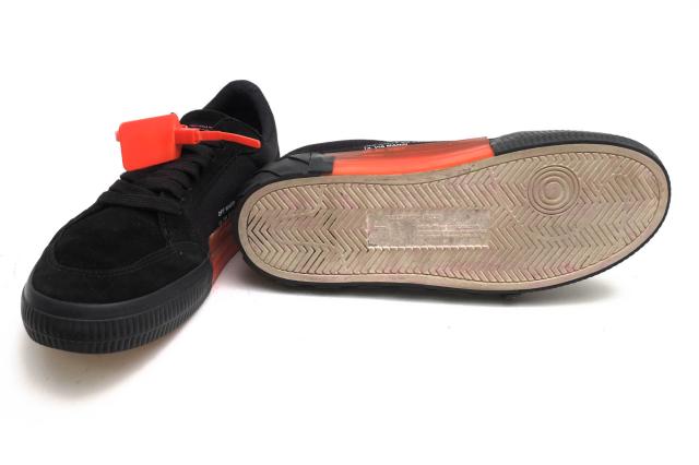 ○オフホワイト Off-White ローカットスニーカー OMIA085R20C210501010 Vulcanized Striped Low Top Sneaker バルカナイズド スト 中古_6