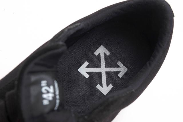 ○オフホワイト Off-White ローカットスニーカー OMIA085R20C210501010 Vulcanized Striped Low Top Sneaker バルカナイズド スト 中古_7