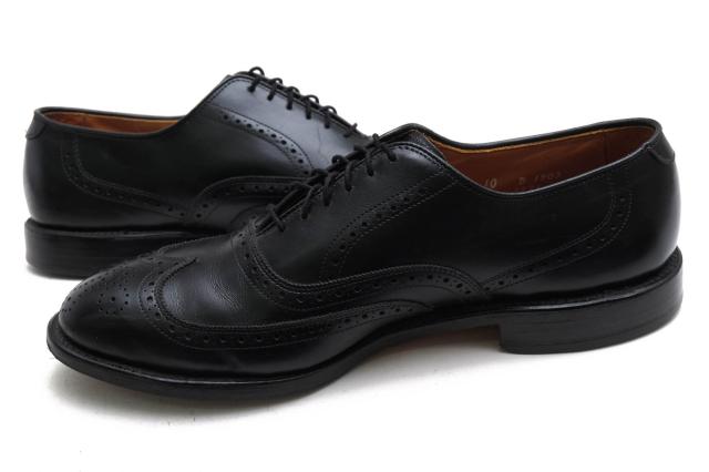 ○アレン エドモンズ Allen Edmonds カーフ 牛革 ビジネスシューズ Chester チェスター ウイングチップ レザーソール グッドイヤー 中古 ○アレン エドモンズ Allen Edmonds カーフ 牛革 ビジネスシューズ