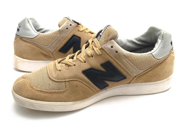 ○ニューバランス NEW BALANCE 30周年記念モデル 英国CHARLES・F・STEAD社製カウスエード 牛革 ローカットスニーカー CT576BEN コ 中古_2
