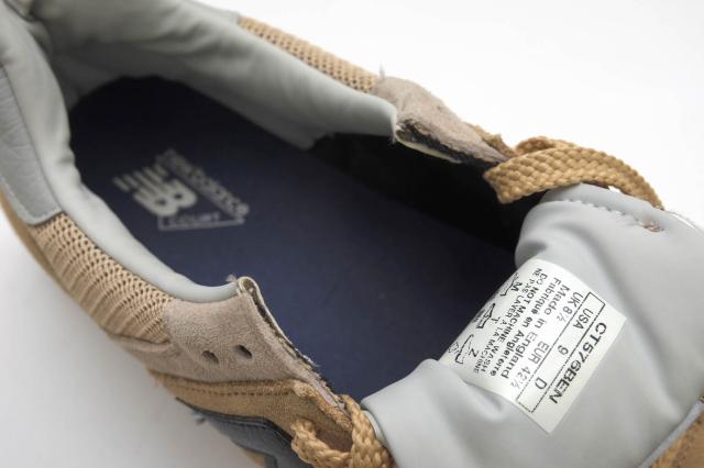 ○ニューバランス NEW BALANCE 30周年記念モデル 英国CHARLES・F・STEAD社製カウスエード 牛革 ローカットスニーカー CT576BEN コ  中古 ○ニューバランス NEW BALANCE 30周年記念モデル 英国CHARLES・F