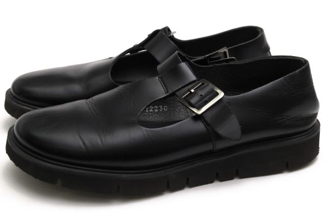 ○奥ゆかしい シューズ BEAUTIFUL SHOES 牛皮 サンダル 34012230 T-STRAP GLOXI CUT MEDIUM SOLE Vibram沓底 レディース 【  中古