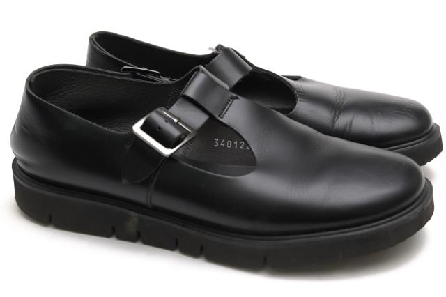 ○奥ゆかしい シューズ BEAUTIFUL SHOES 牛皮 サンダル 34012230 T-STRAP GLOXI CUT MEDIUM SOLE Vibram沓底 レディース 【  中古