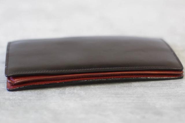待望の再販 Cypris キプリス 長財布 5201 小銭入れつき束入れ オイルシェルコードバン 馬革 キプリス 長財布 限定製作