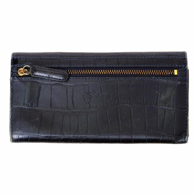 フェリージ Felisi 692 1 ユニセックス クロコ型押し 長財布 メンズ 中古の通販はau Pay マーケット ブランディング