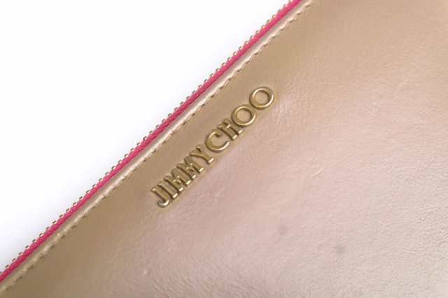 ○ジミーチュウ Jimmy Choo カーフ 牛革 長財布 PIPPA ピッパ 小銭入れあり ラウンドジップ ラウンドファスナー レディース 【中古  中古｜au PAY マーケット