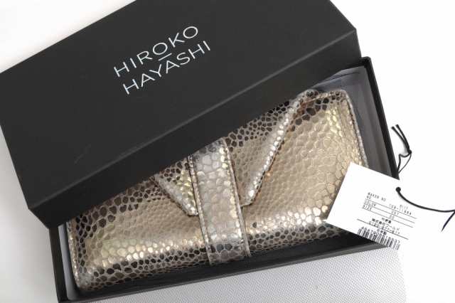 ○ヒロコハヤシ HIROKO HAYASHI 山羊革 ゴートスキン 長財布 709-11964