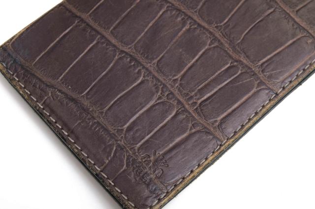 ⭐️未使用⭐️Felisi 長財布、札入れ、カードケース　876 クロコ型押し Felisi（フェリージ） 長財布 876 札入れ クロコ型押し 小銭入れなし