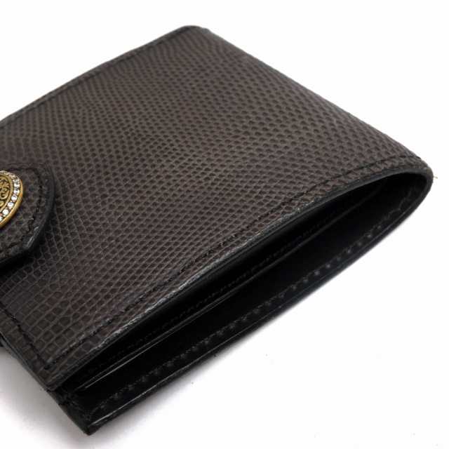 ファニー／FUNNY 財布 ウォレット メンズ 男性 男性用レザー 革 本革 オリーブ カーキ  Lizard Leather BILL FOLD Wallet 小銭入れあり 二つ折り