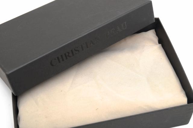 ○クリスチャンポー CHRISTIAN PEAU cow leather 牛革 長財布 B-004VCW 小銭入れあり ユニセックス 男女兼用 ラウンドジップ ラウ  中古_8