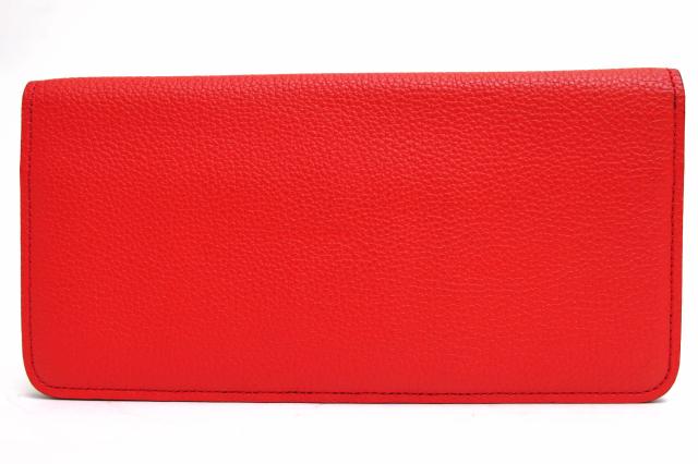 ○ヒン hinn ぺリンガー社製シュランケンカーフ 長財布 Slim Long Wallet 小銭入れなし 札入れ シボ革 シュリンクレザー ユニセッ  中古の通販は