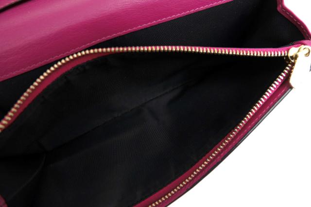 ○クリスチャンディオール Christian Dior 牛革 カーフ 長財布 02-LU-0113 内側ピンク 小銭入れあり レディース 【中古】 中古_7