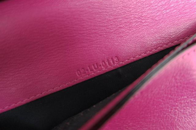 ○クリスチャンディオール Christian Dior 牛革 カーフ 長財布 02-LU-0113 内側ピンク 小銭入れあり レディース 【中古】 中古_8