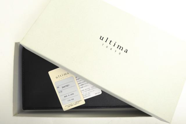 ○ウルティマトーキョー Ultima TOKYO イタリアンレザー 牛革 長財布 AE-3447901  リザードエンボス 小銭入れあり 二つ折り メンズ 中古_8