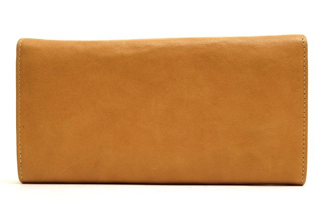 ○パトリックステファン PATRICK STEPHAN カウハイド 牛革 長財布 191AWA11 Leather long wallet bellows フラップ式 小銭入れあり 中古_1