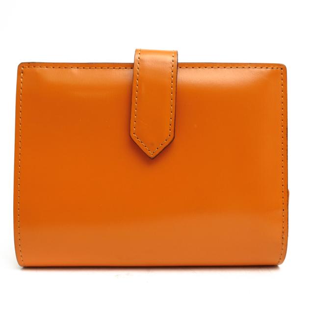 ○土屋鞄 TSUCHIYA-KABAN 牛革 フレンチボックスカーフ 財布 カーフリード 小銭入れあり 二つ折り メンズ 【中古】 中古