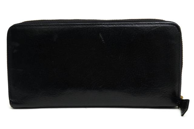 ○ココマイスター COCOMEISTER 牛革 マルティーニ 長財布 マルティーニ クラブウォレット 小銭入れあり ラウンドジップ ラウンドフ 中古