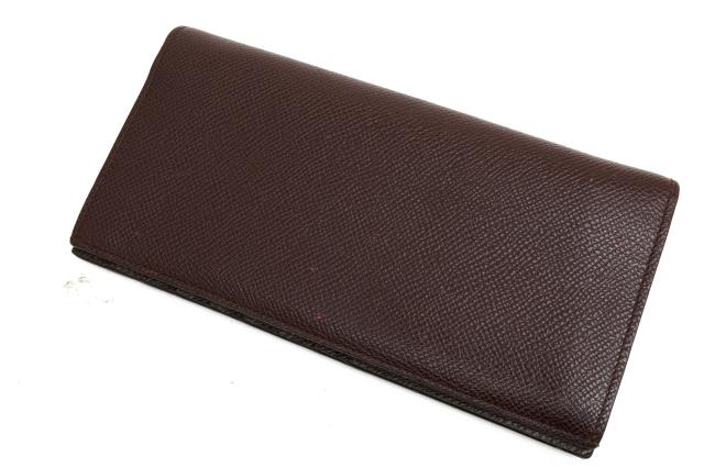 ○バリー BALLY グレイン型押しカーフレザー 子牛革 長財布 BALIRO.B 