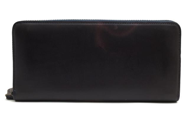 ○ノマドイ NOMADOI 牛革 長財布 NAMW6ET2-30 PENNSYLVANIA ペンシルバニア 小銭入れあり ラウンドジップ ラウンドファスナー メン 中古