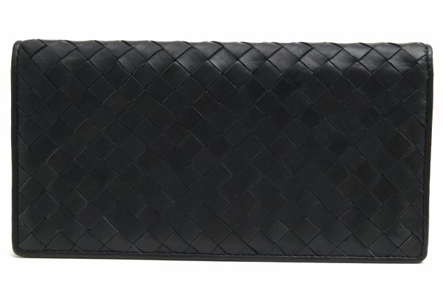 ○ピージーエイト PG8 シープスキン 羊革 長財布 IT01 小銭入れなし 札入れ メッシュ・イントレチャート 二つ折り メンズ 【中古】 中古