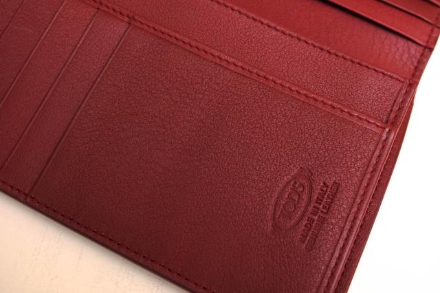 ○トッズ TOD'S 牛革 カーフ 長財布 GOMMINI ゴンミーニ 小銭入れなし 札入れ 二つ折り スタッズ メンズ 【中古】 中古_5