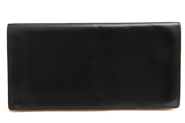 ○ガンゾ GANZO 英国ジェイ＆イー セジュイック社ブライドルレザー 牛革 長財布 58274 BRIDLE '07 小銭入れなし 札入れ 二つ折り 中古_1