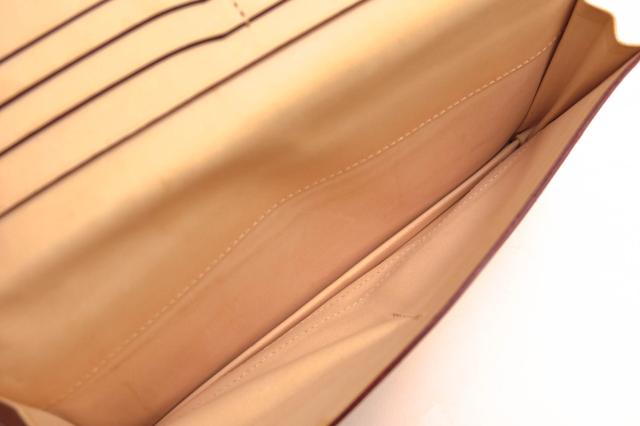 ○ガンゾ GANZO 英国ジェイ＆イー セジュイック社ブライドルレザー 牛革 長財布 58274 BRIDLE '07 小銭入れなし 札入れ 二つ折り 中古_6