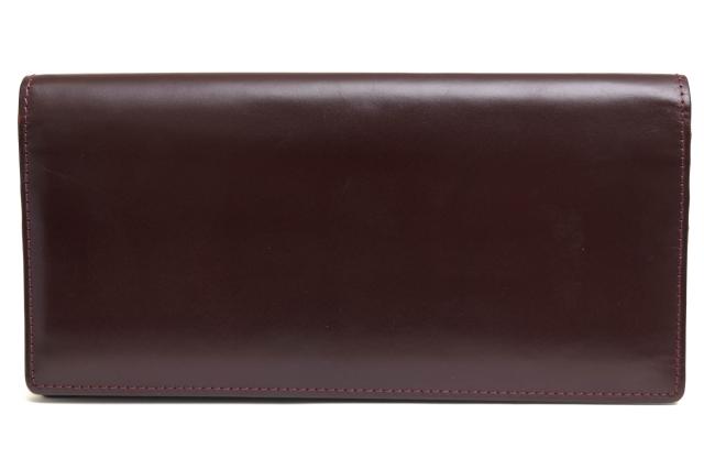 ○ココマイスター COCOMEISTER ブライドルレザー 牛革 長財布 ジョージブライドル バイアリーウォレット  小銭入れあり 二つ折り   中古