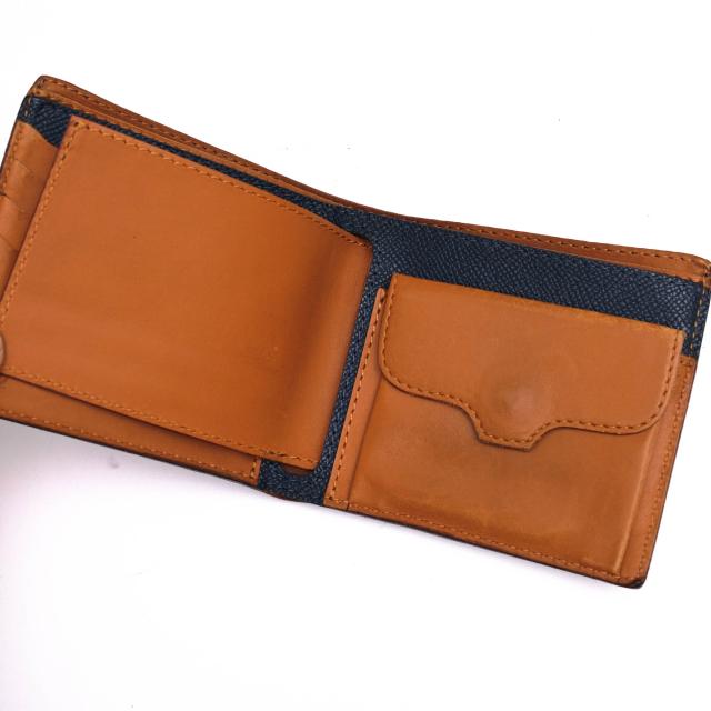 Felisi フェリージ 二つ折り財布 452 未使用品 ○フェリージ Felisi グレイン型押し牛革 財布 452 二つ折り 小銭入れ