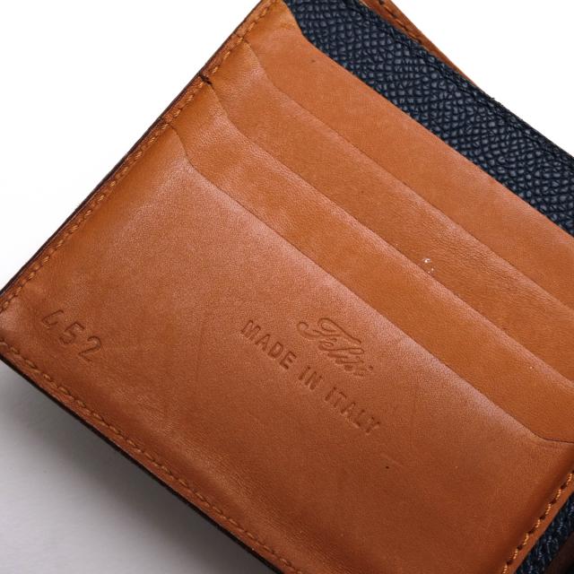 ○フェリージ Felisi グレイン型押し牛革 財布 452 二つ折り 小銭入れ