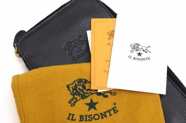 ○イルビゾンテ IL BISONTE バケッタレザー 牛革 長財布 C0442 小銭入れあり 定番 ラウンドジップ ラウンドファスナー メンズ 【中 中古