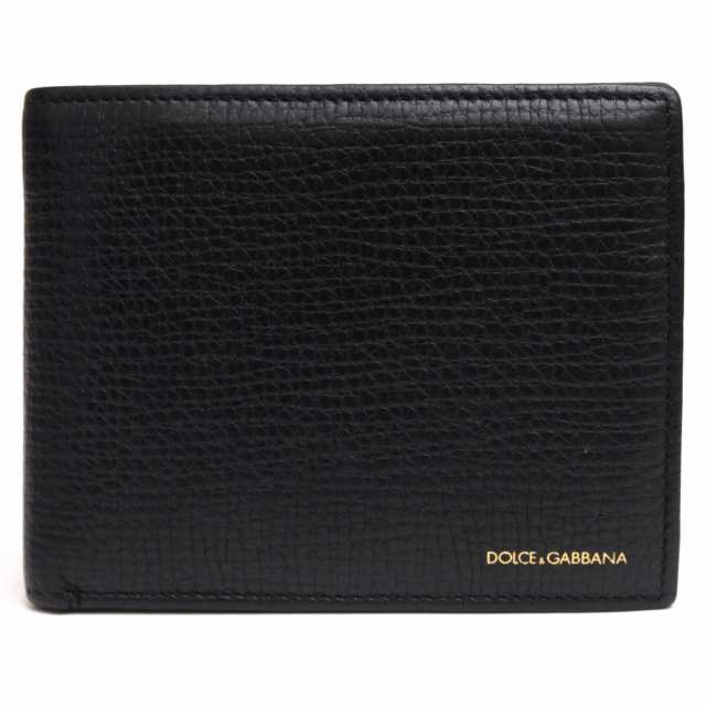 ○ドルガバ DOLCE＆GABBANA パルメラートカーフスキン 牛革 財布 BP0457 A1503 PORTAFOGLI VITELLO PALMELLATO 小銭入れあり 二つ 中古