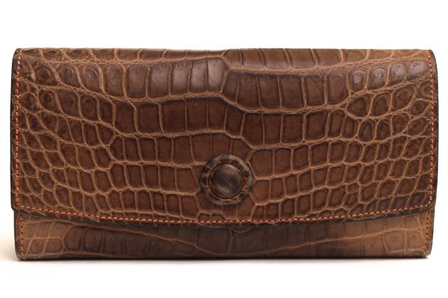 ○チビナイル CIVINILE マットクロコダイル 長財布 コレット 小銭入れ  