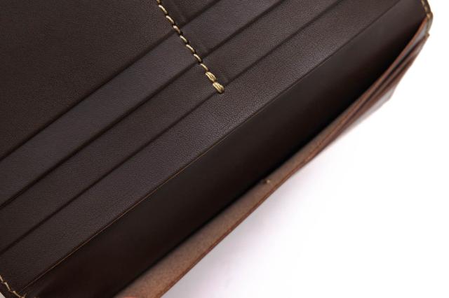 ○ポルコロッソ PORCO ROSSO 牛革 長財布 Pr-wa-25 小銭入れなし