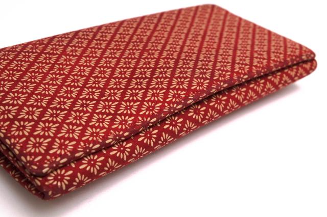 ○印傳屋 印伝 INDEN-YA 鹿革 ディアスキン 長財布 2308 束入れ スナップ留 小銭入れあり 二つ折り レディース 【中古】 中古_3