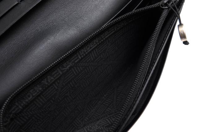 ○印傳屋 印伝 INDEN-YA 鹿革 ディアスキン 長財布 2308 束入れ スナップ留 小銭入れあり 二つ折り レディース 【中古】 中古_7